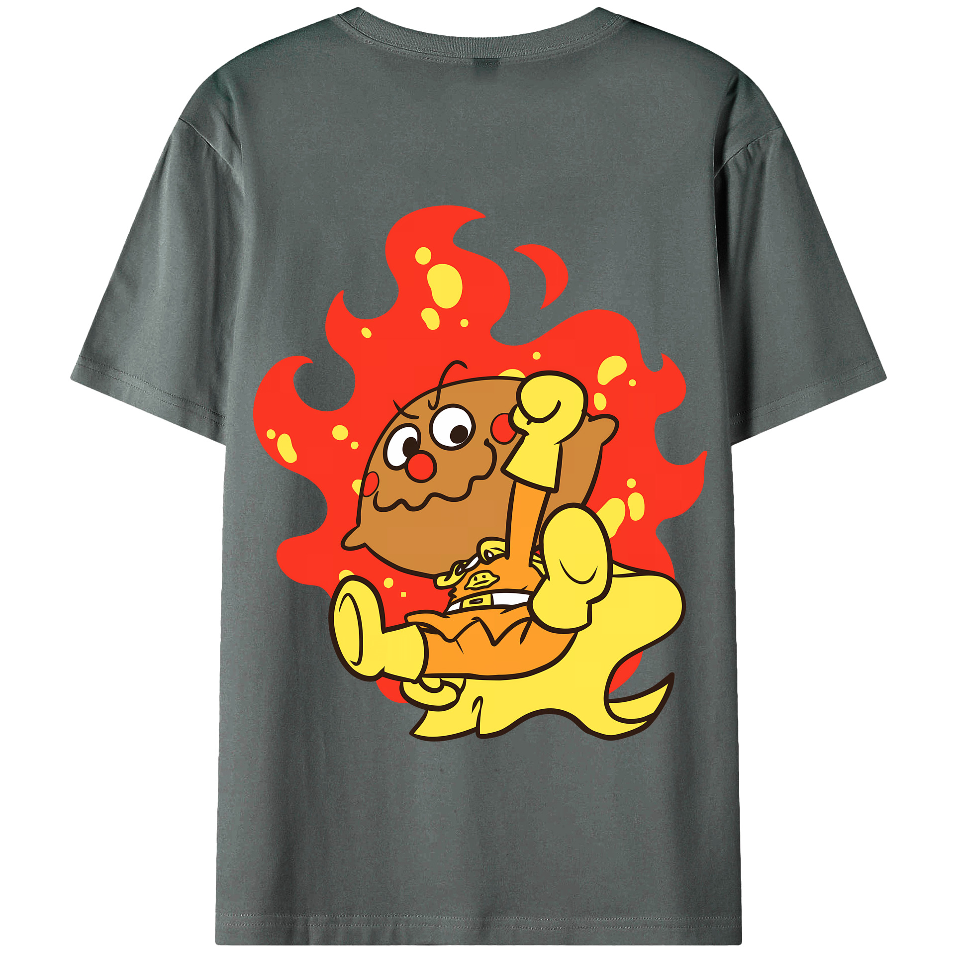 （画像用） アンパンマン Anpanman 綿100％半袖Tシャツ（背面プリント）